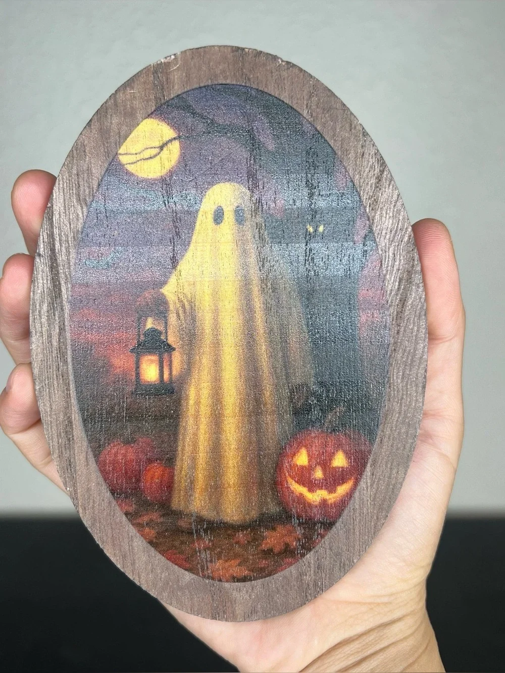 NEW Target Bullseyes Playground Halloween 2026 Wood Icon Decor -Standing Ghost