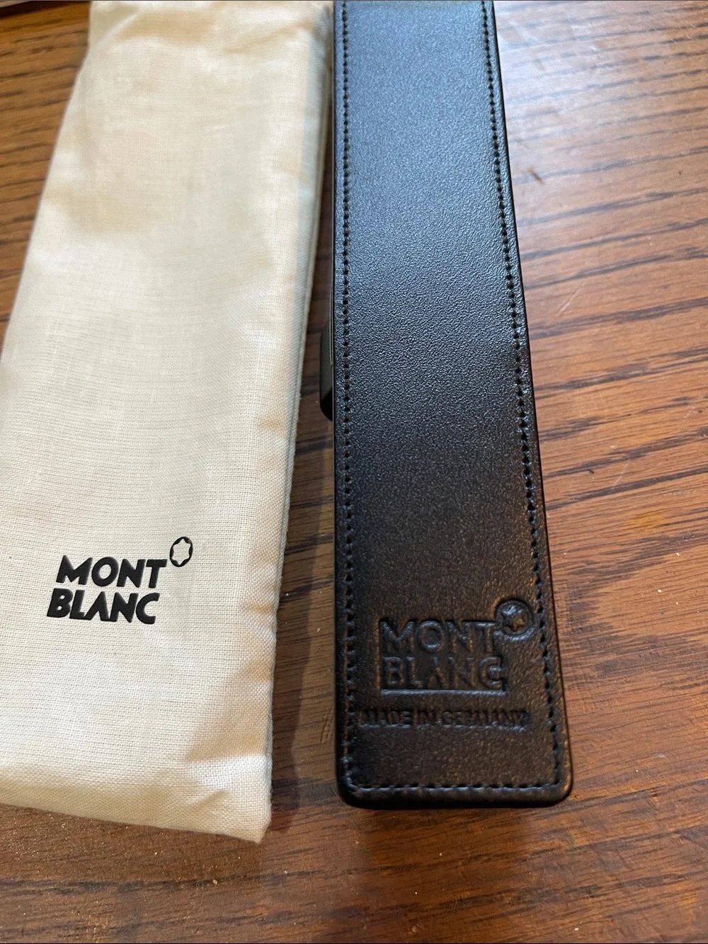 Montblanc Meisterstuck Black Leather 1-Pen Pouch - brand new without tag