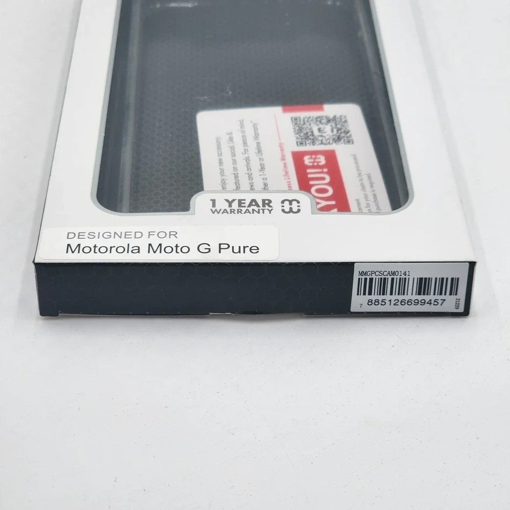 MYBAT Clear Camo Case for Motorola Moto G Pure Protective Phone Cover New in Box
