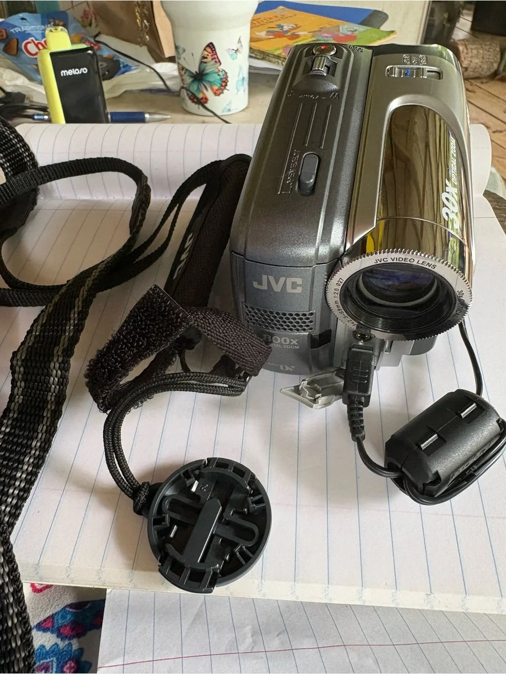 Silver Handheld Camcorder - Compact Video Camera
