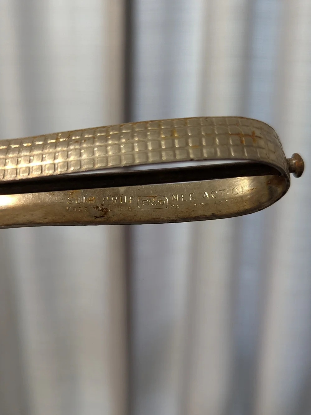 VTG EKCO Slip-Pruf Nee Action Potato Vegetable Peeler Stainless Made In USA