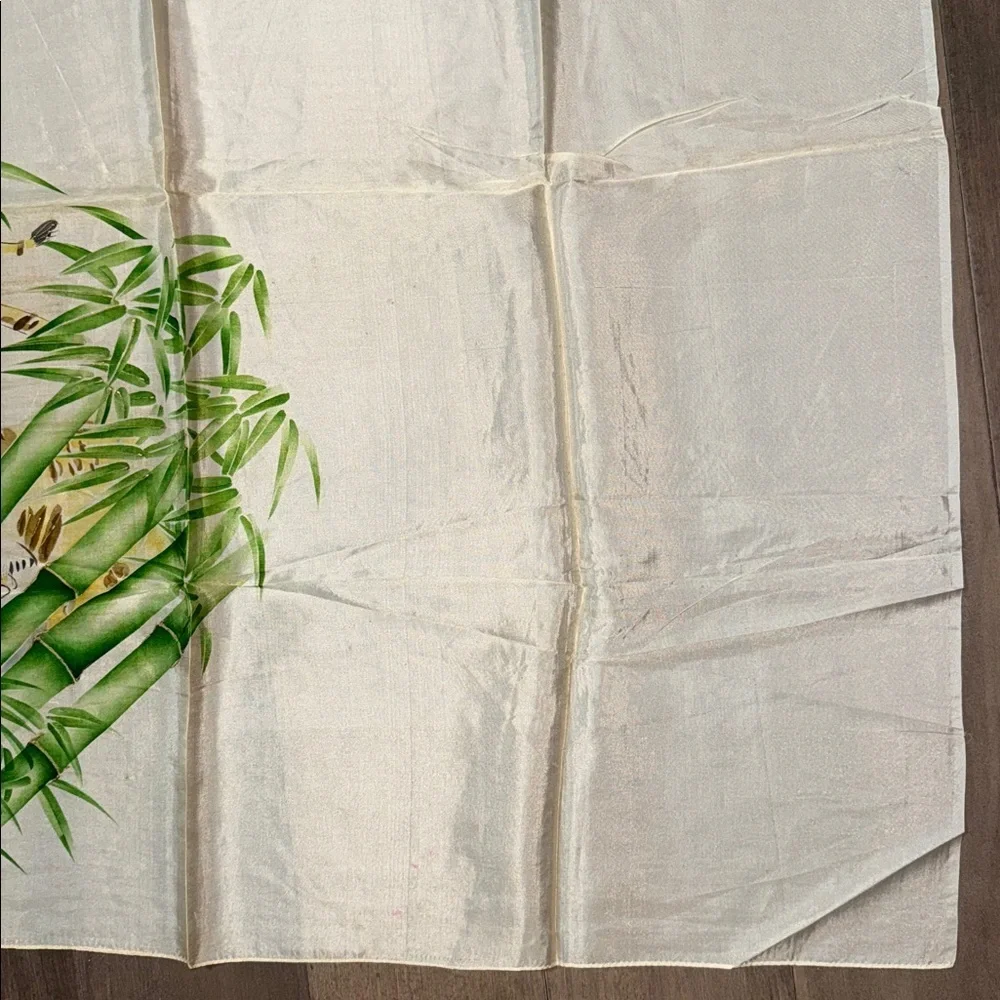 Vintage Hand Painted Silk Scarf