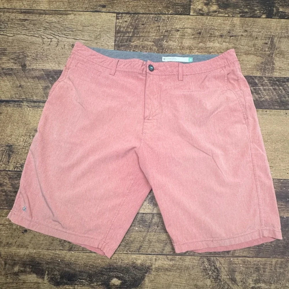Linksoul Golf Shorts‎ Flat Front Hybrid Casual Walk Shorts Size 38
