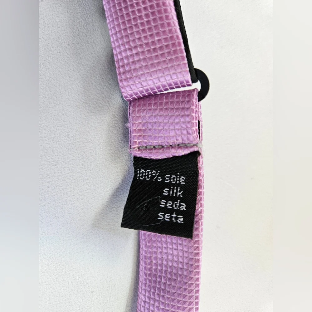Lavender Textured Silk Bow Tie