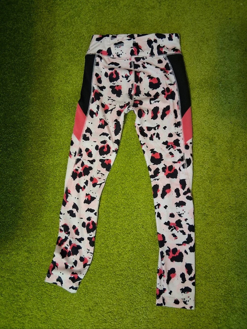 GUC Justice Girls Pink Leopard Print Leggings Size Girls S (7/8)