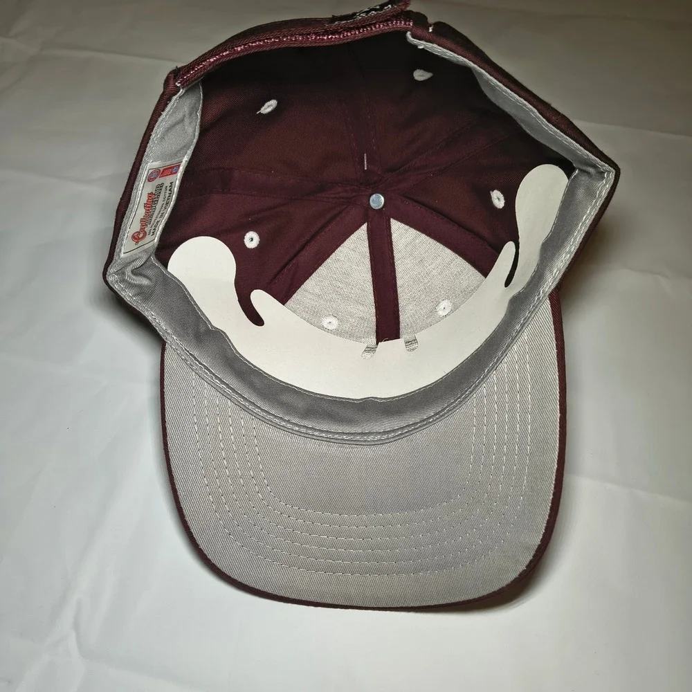 Texas A&M Aggies Hat Captivating Headgear Maroon Adjustable ATM Baseball Cap NWT