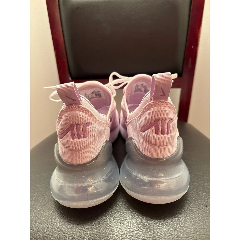 Nike Air Max 270 Women Pink White Athletic Sneakers Shoes Size 6Y 7.5 Women’s
