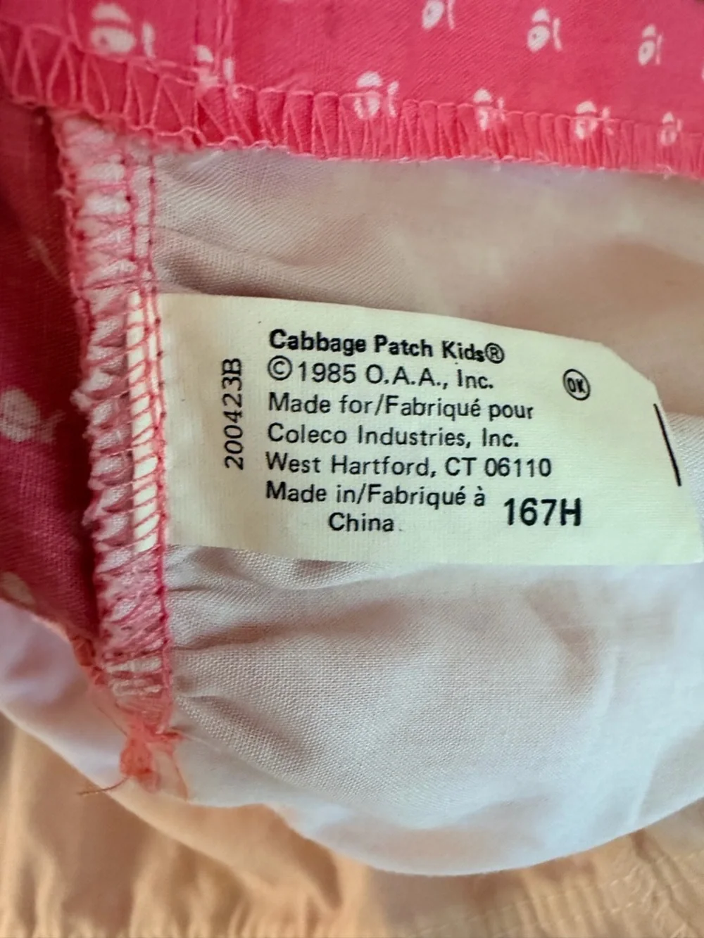 Cabbage Patch Kids call vintage inside