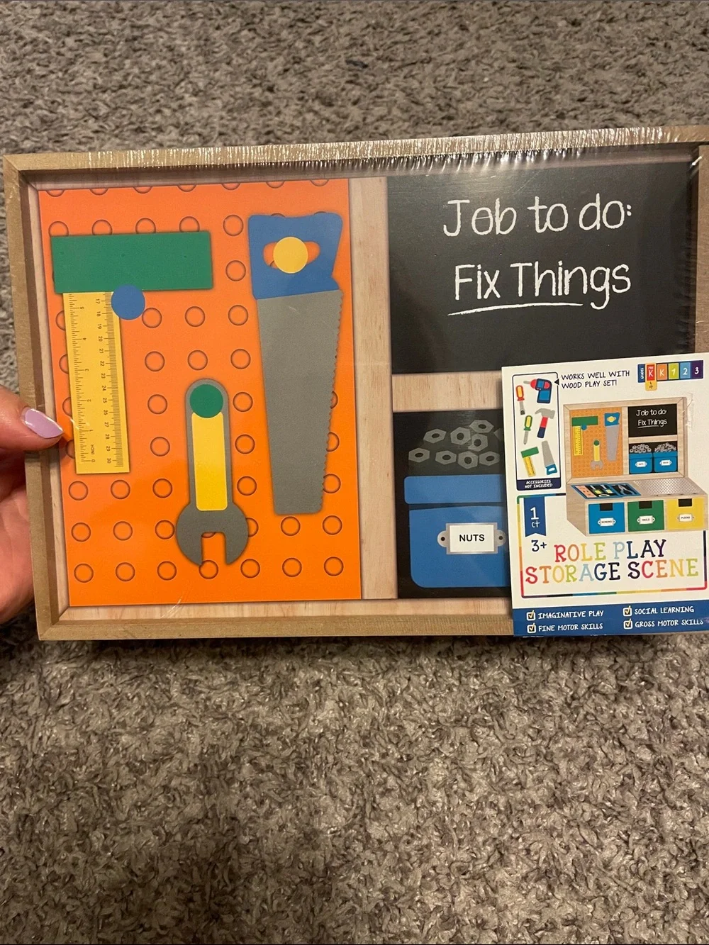 Horizon Role Play Fix Tools Storage Scene Toy Set Imaginative Play Set