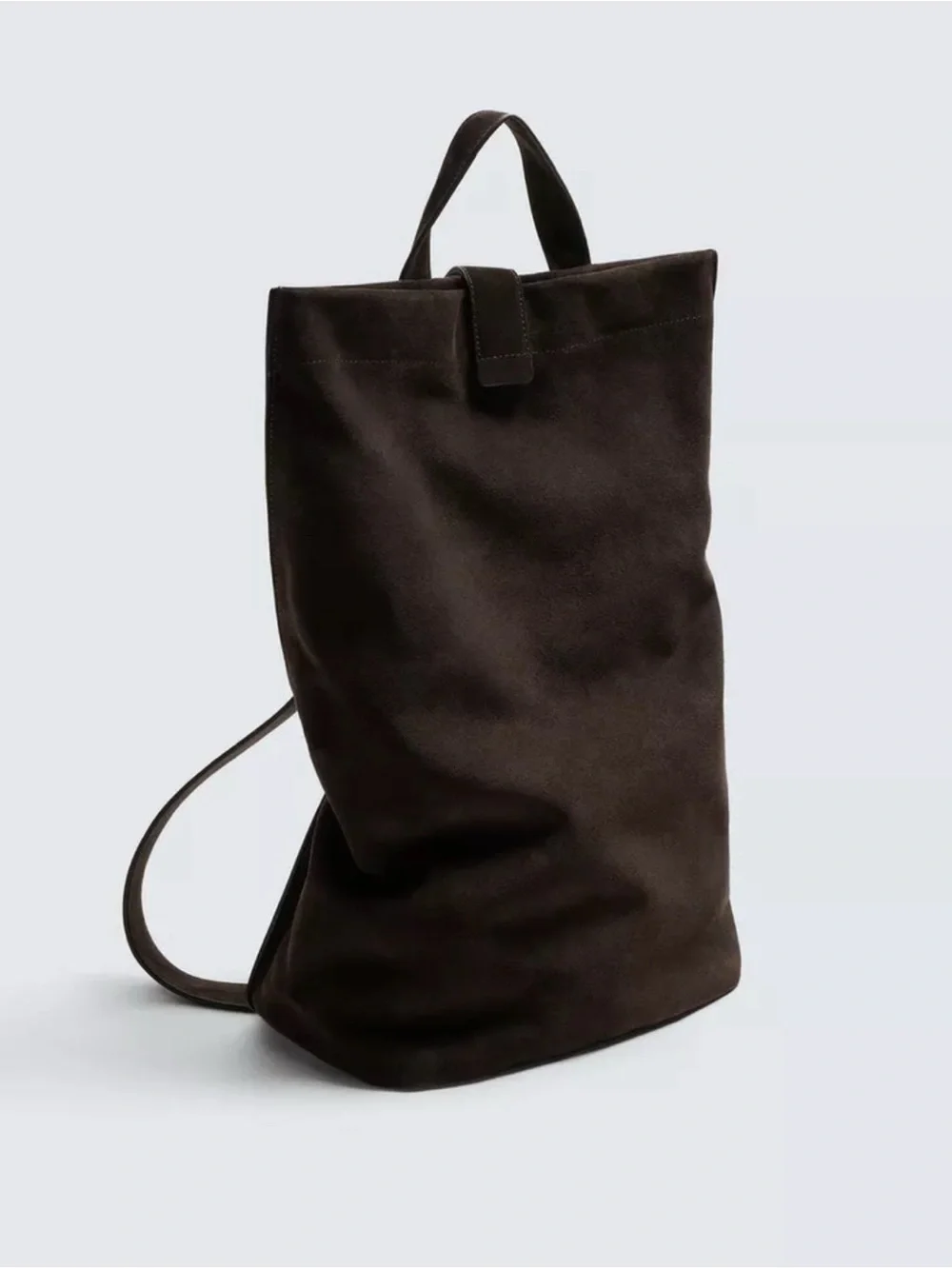 Zara leather backpack