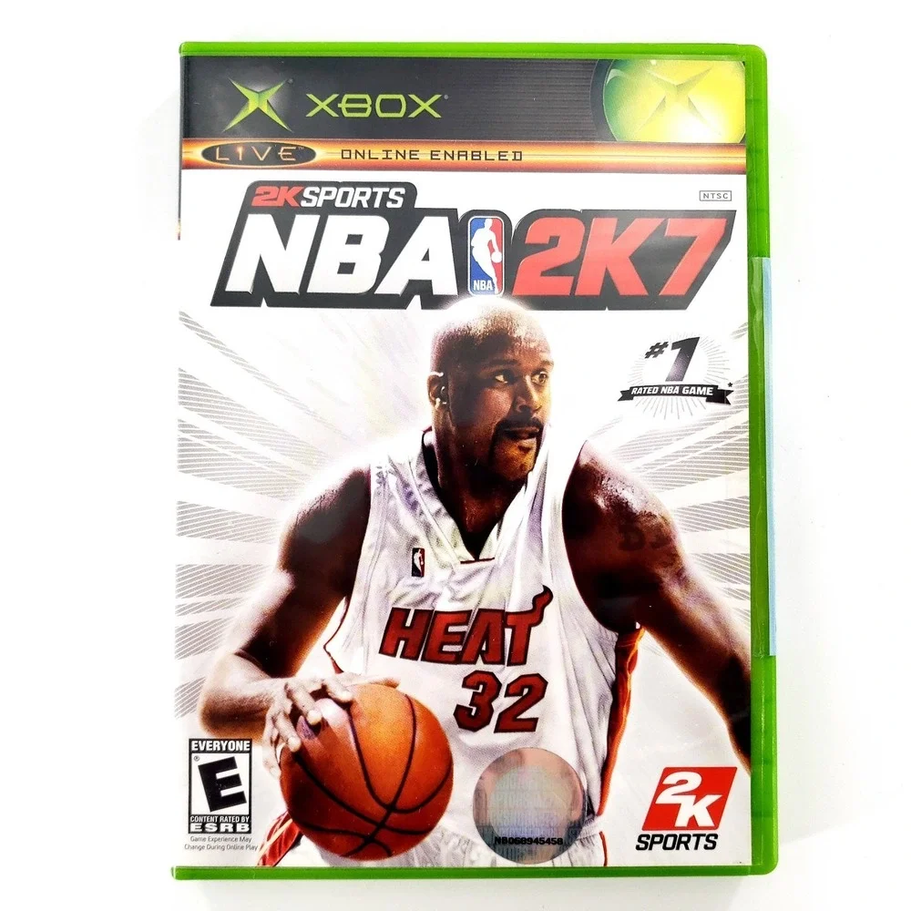 NBA 2K7 (Microsoft Xbox, 2006) Missing Cellophane New Factory Sticker Sealed