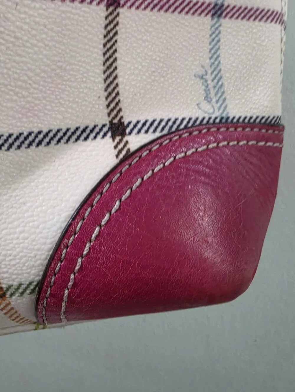 Coach vintage plaid