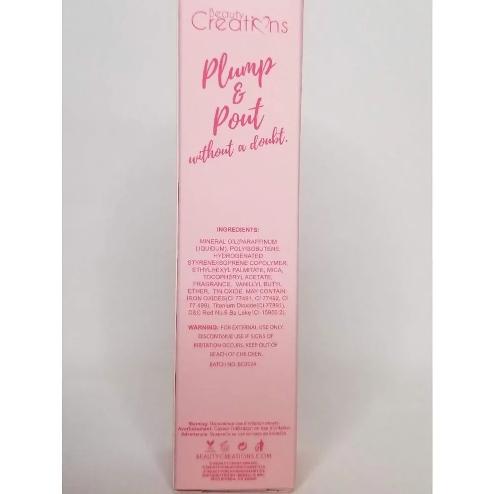 Beauty Creations - Plump & Pout Lip Plumbing Booster Gloss - Keeper