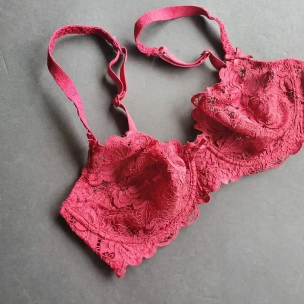 Adore me Red Lace Bra