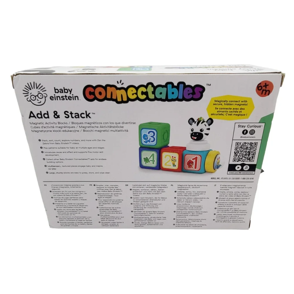 Baby Einstein Connectable Add & Stack -‎ Magnetic Activity Blocks