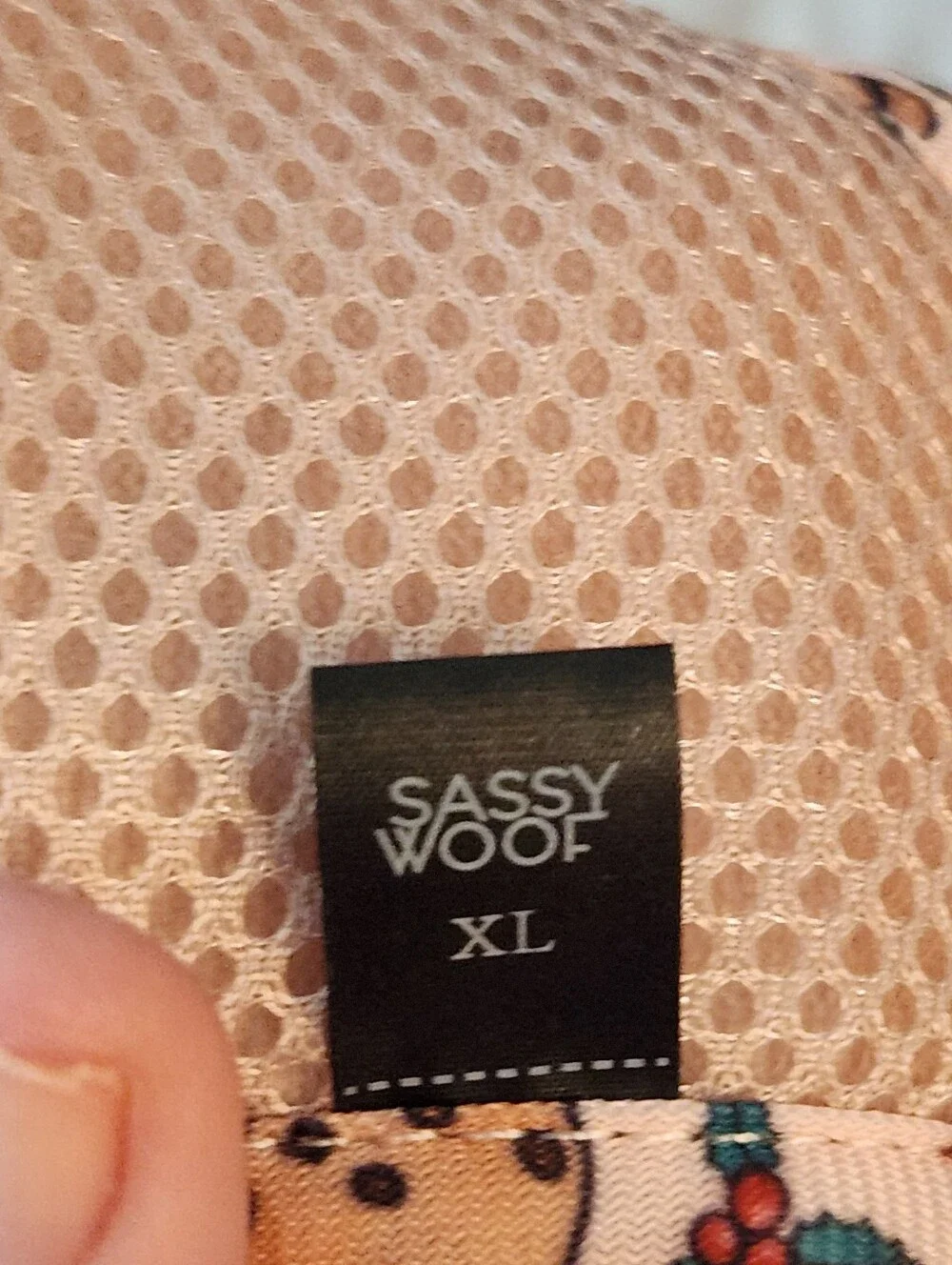Sassy Woof fabric fit reliable
