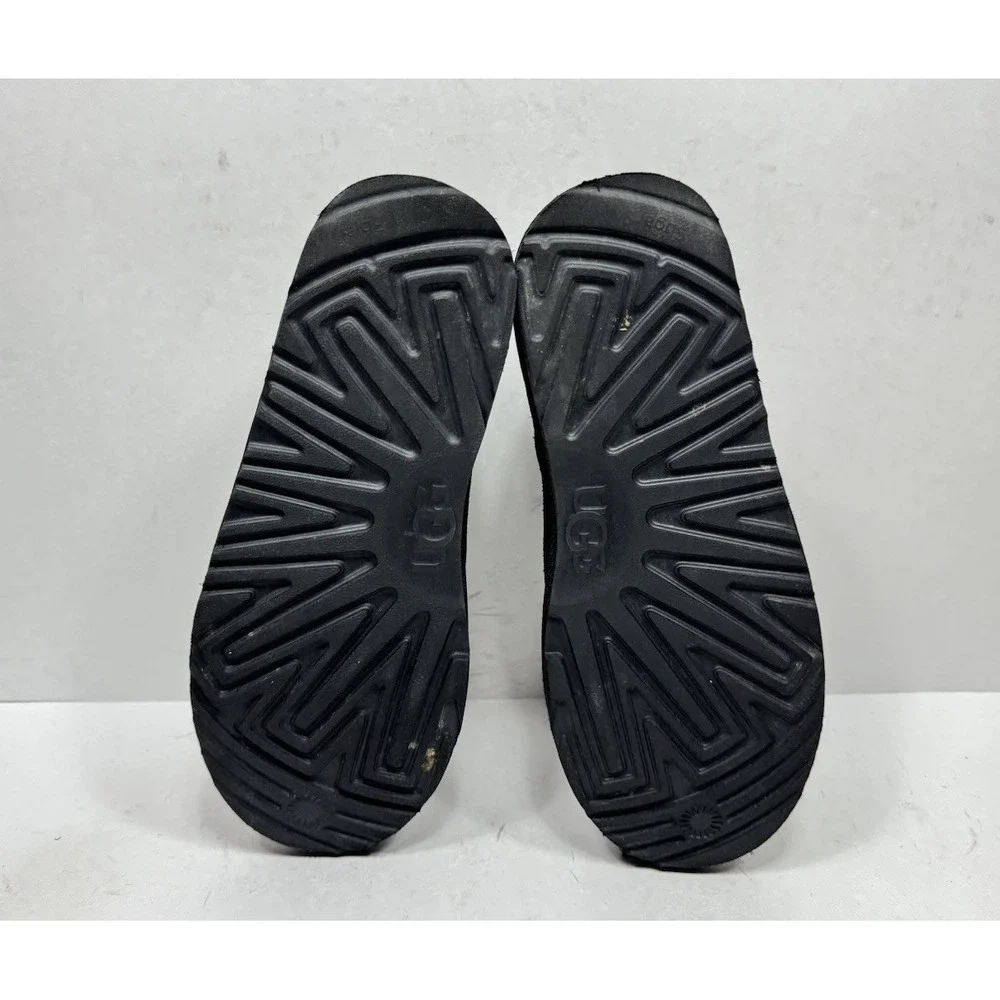 UGG Tasman II‎ Suede Slipper SlipOn Shoes Black 1019066K Kid's Size 6 US Youth
