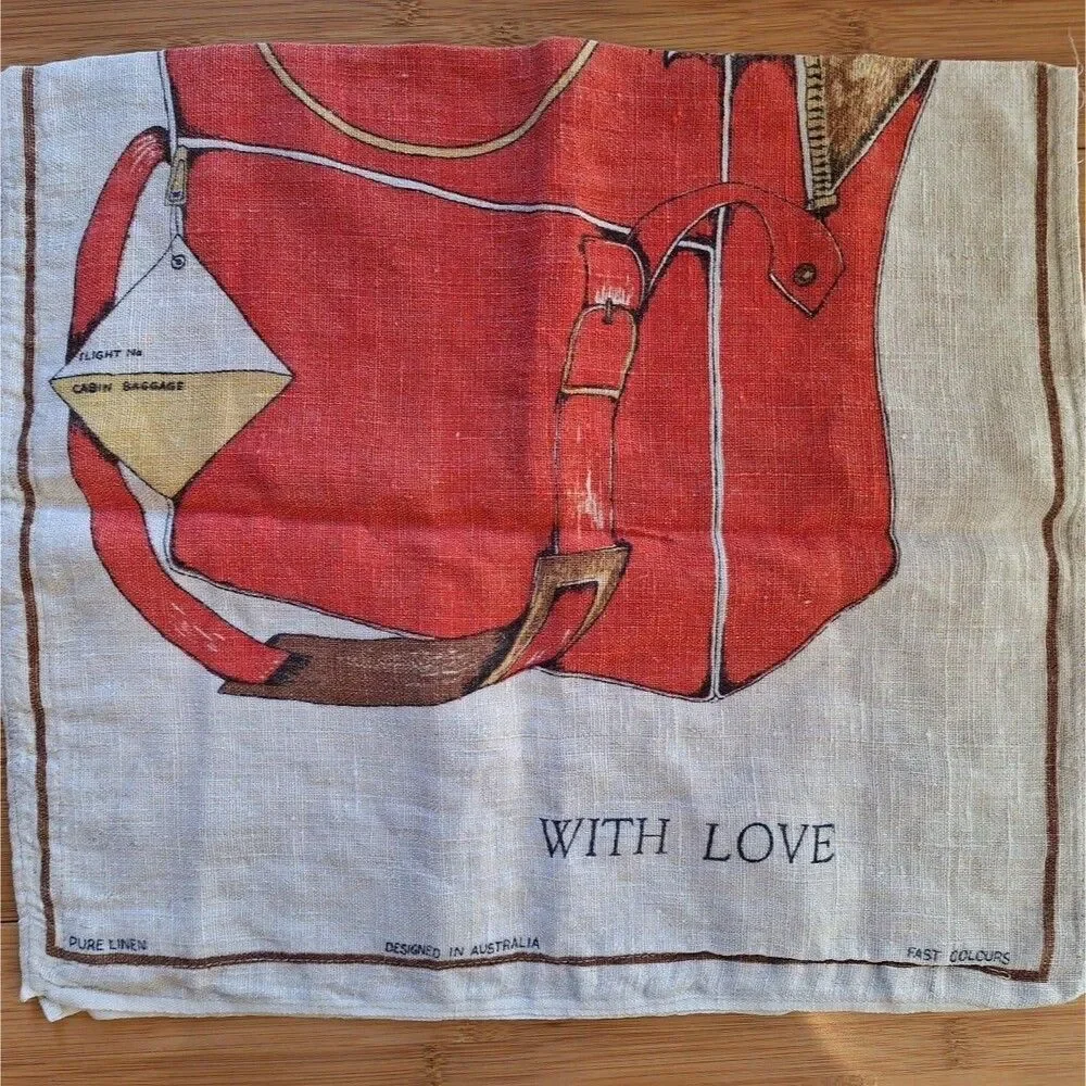 Pure Linen Pillow Cover 17x15 From Australia With Love Panda by Fast Colours