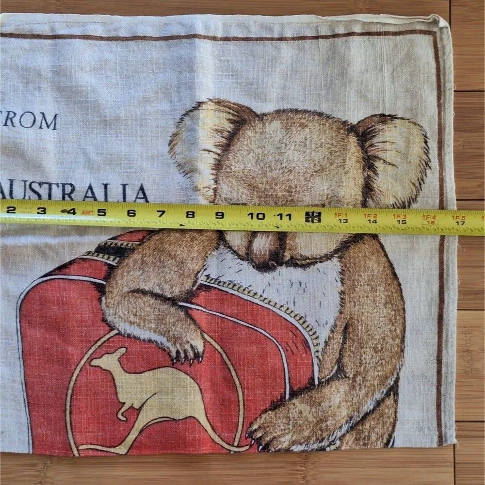 Pure Linen Pillow Cover 17x15 From Australia With Love Panda by Fast Colours