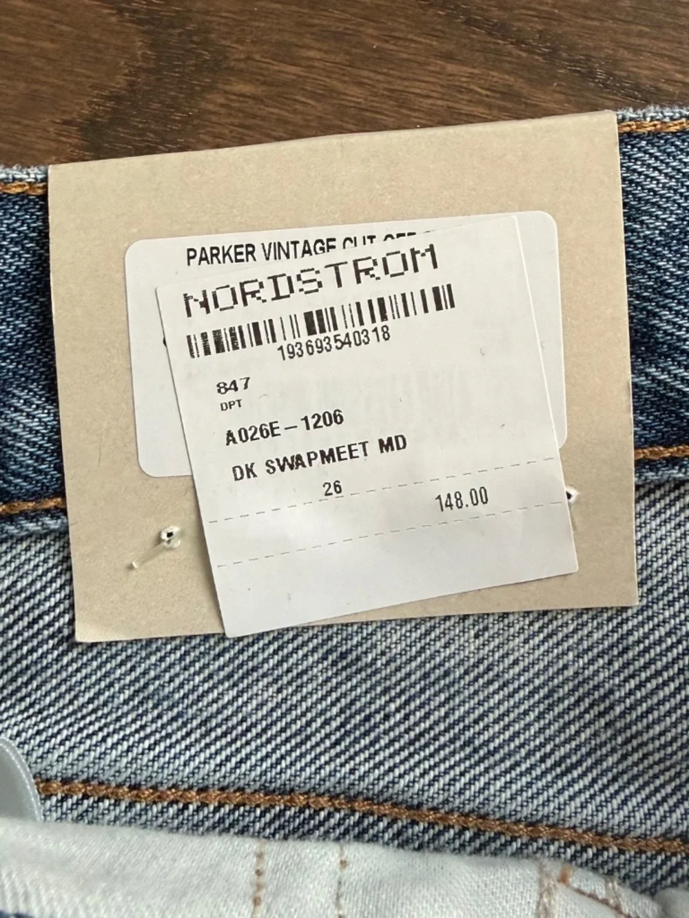 Agolde nwt denim