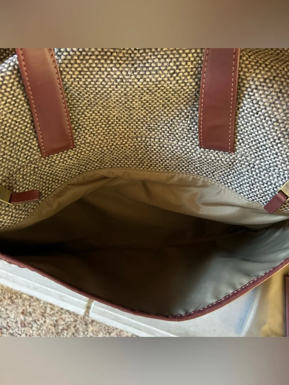 Vintage Hartmann Tweed & Leather Carry On Duffle Toiletries Case Luggage Bag 15