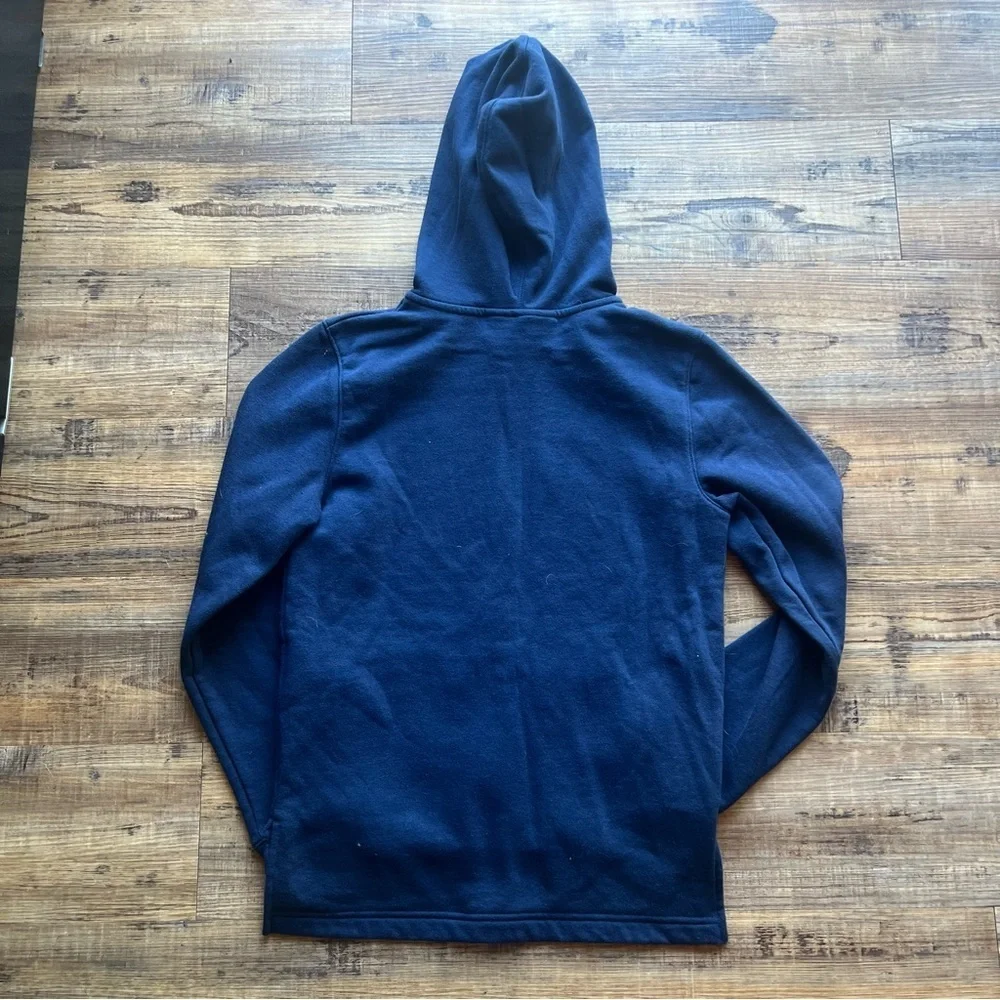 Under Armour Cold Gear Boys Hoodie Loose Full Zip Blue UA Logo Size Large