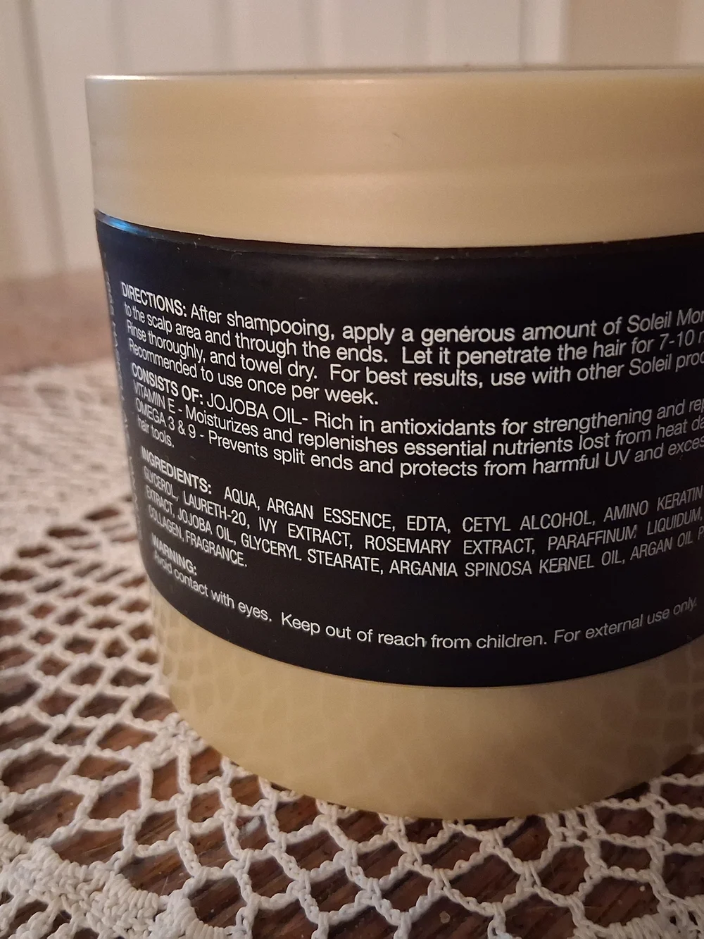 Soleil Moroccan Hair Mask