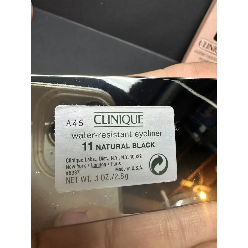 NEW Clinique Water Resistant Eyeliner 11 Natural Black .1 oz