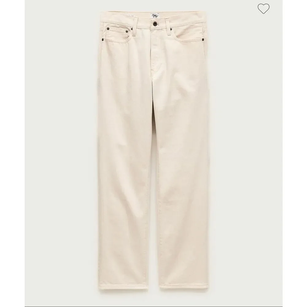 J. Crew Classic Straight jean in natural seeded denim  NWT 31/30