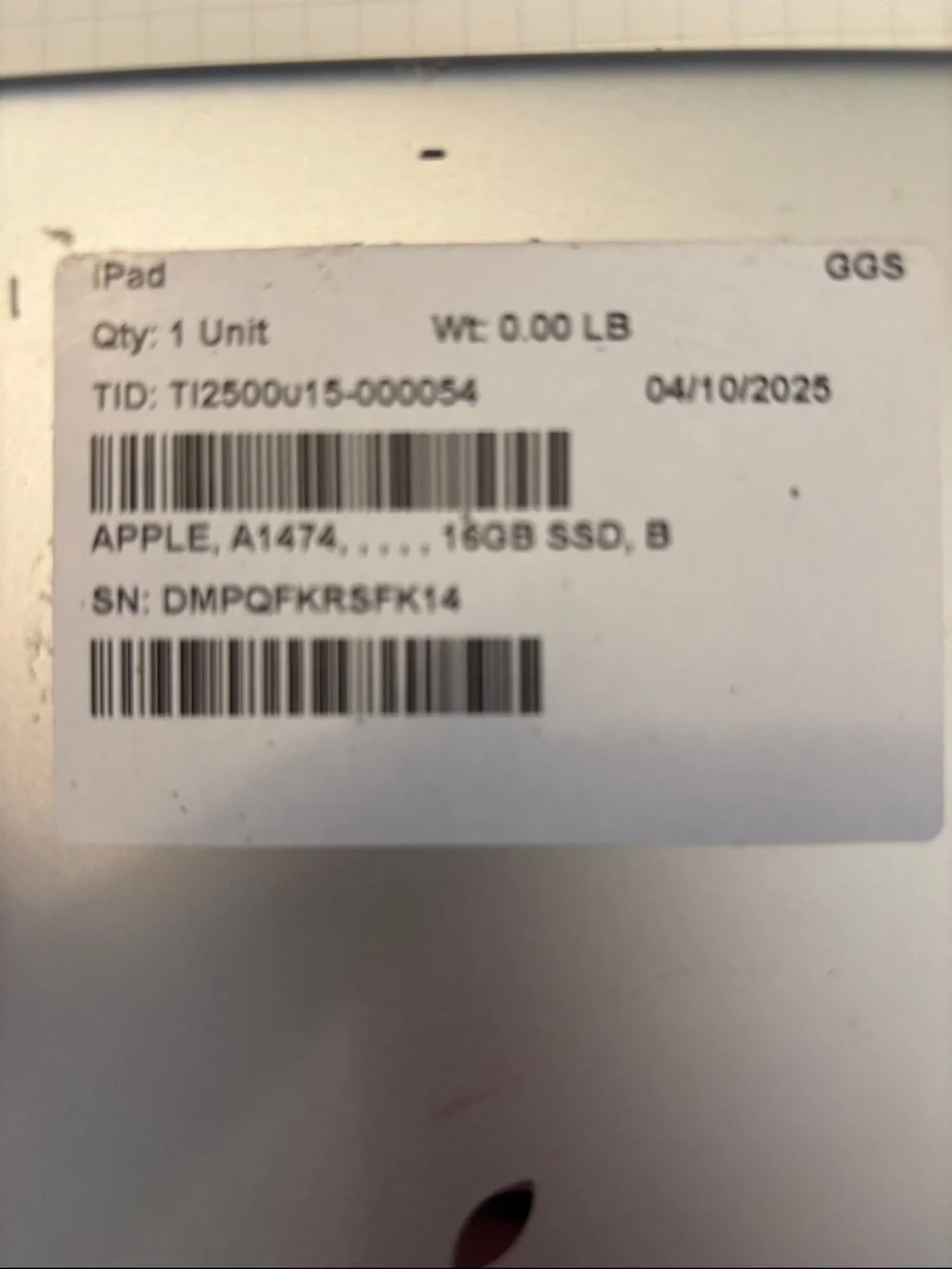 Apple iPad Air (1st Generation) 16 GB - White - 9.7