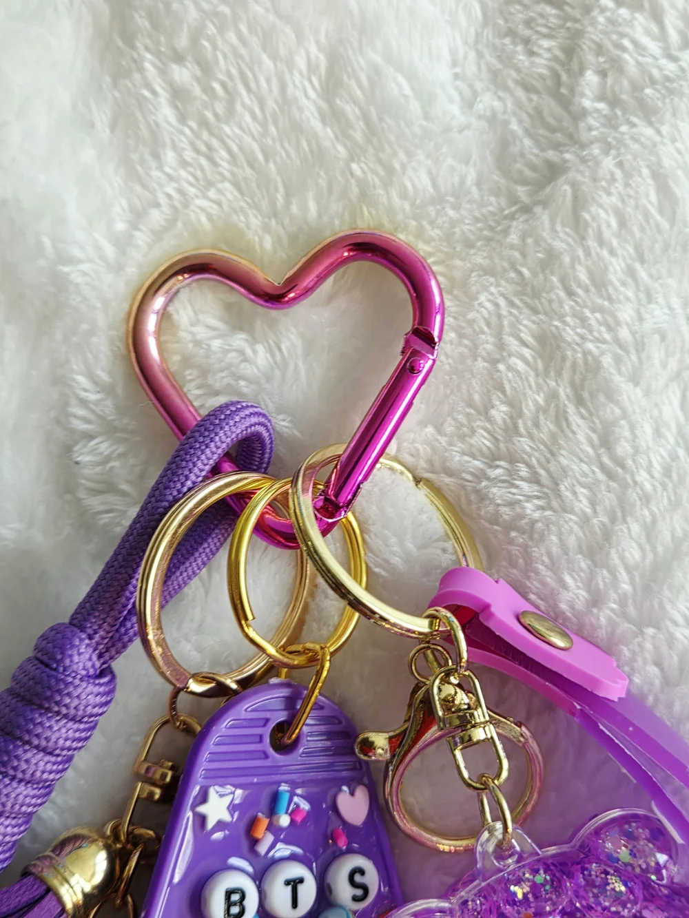 Hand Crafted sparkling purple