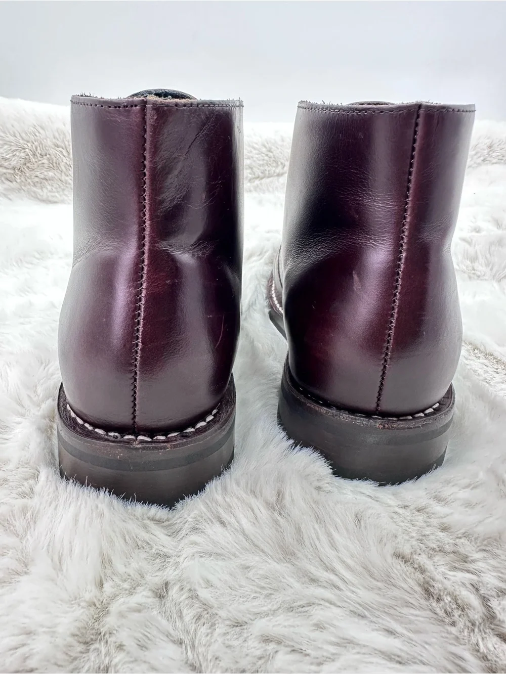 Thursday Brown Scout Chukka Boots in burgundy leather men’s 7.5