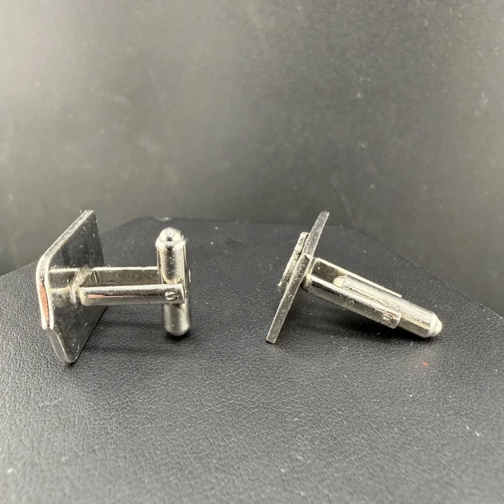 Vintage‎ Masonic Cufflinks Silver Tone
