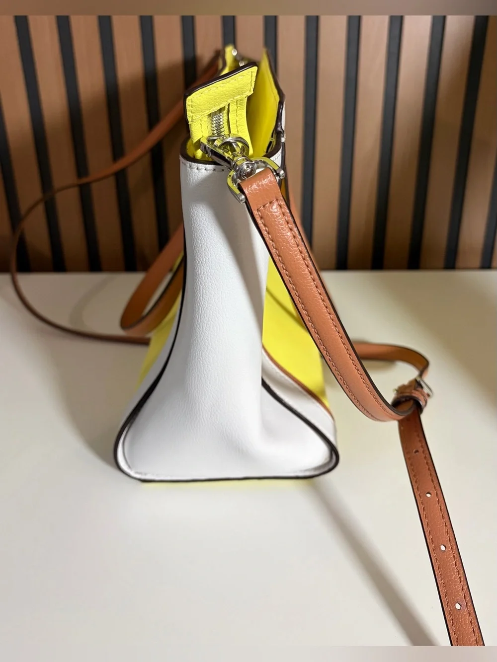 kate spade structured leather