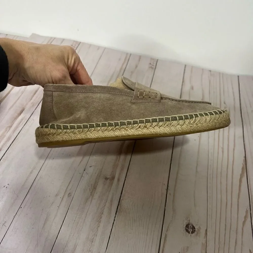 Vince taupe suede