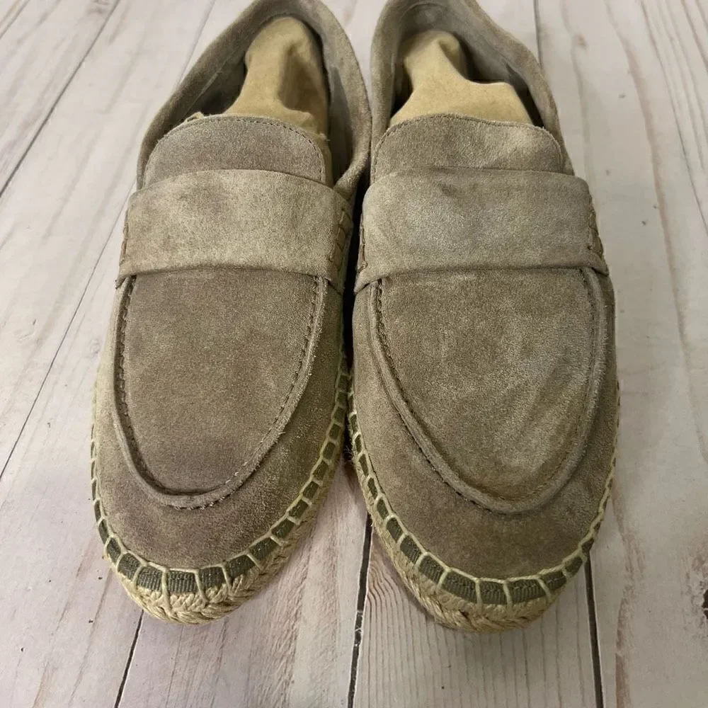 Vince taupe suede