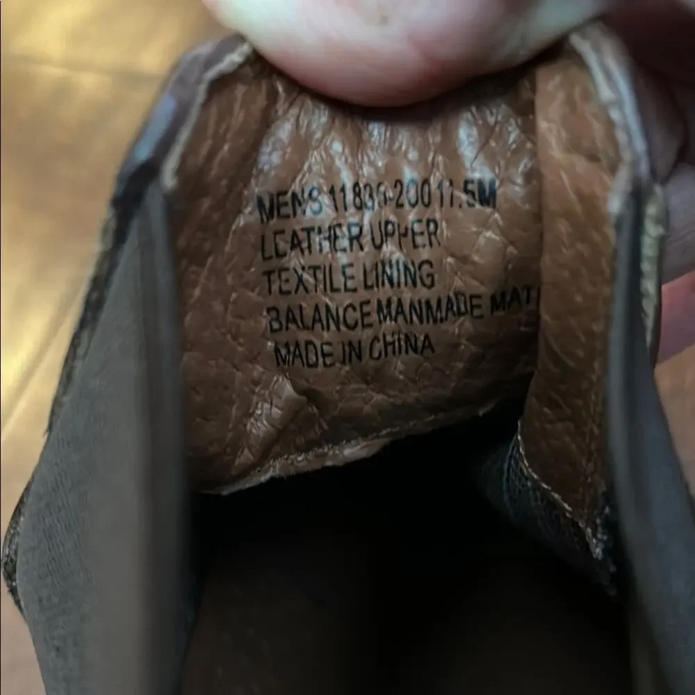 Florsheim Men’s Brown Leather Chelsea Boots, Beautiful Reddish Brown, Size 11.5