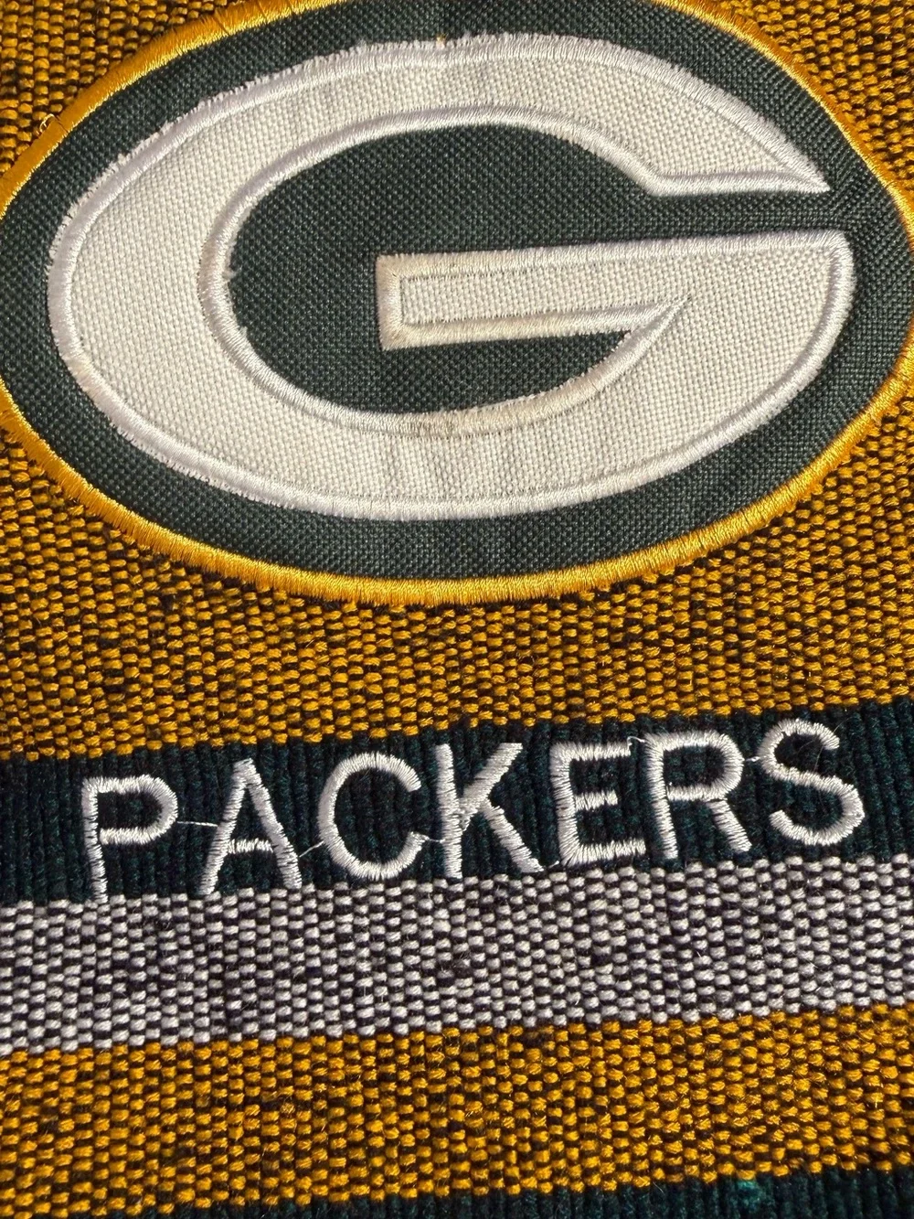Green Bay Packers Knit Baja Backpack Drawstring Bag