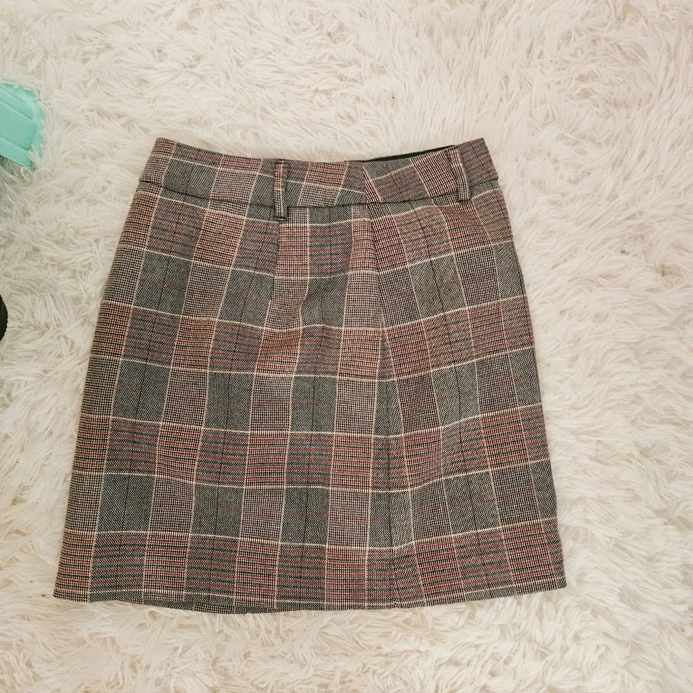 J.ING Lara Grey High-Waist Mini Plaid Skirt - XS / Grey – Matching Set Option