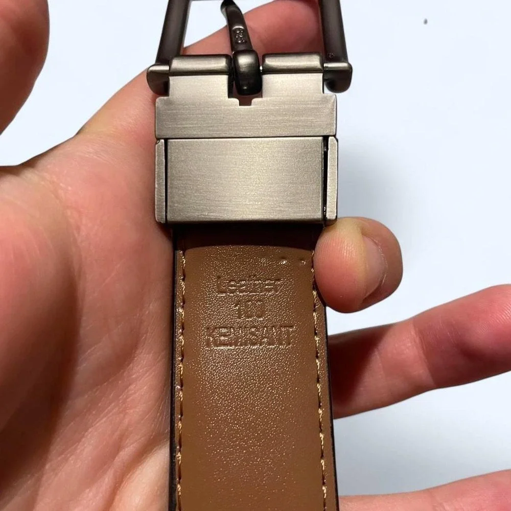 N/A black leather