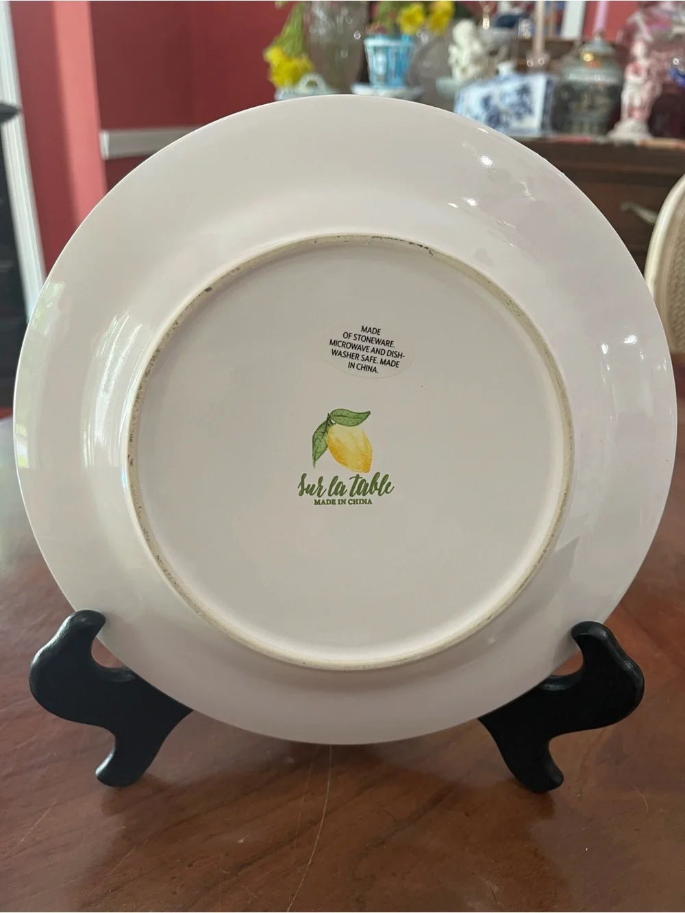 Sur La Table Set of 4/Lemon Salad Plates 8.5