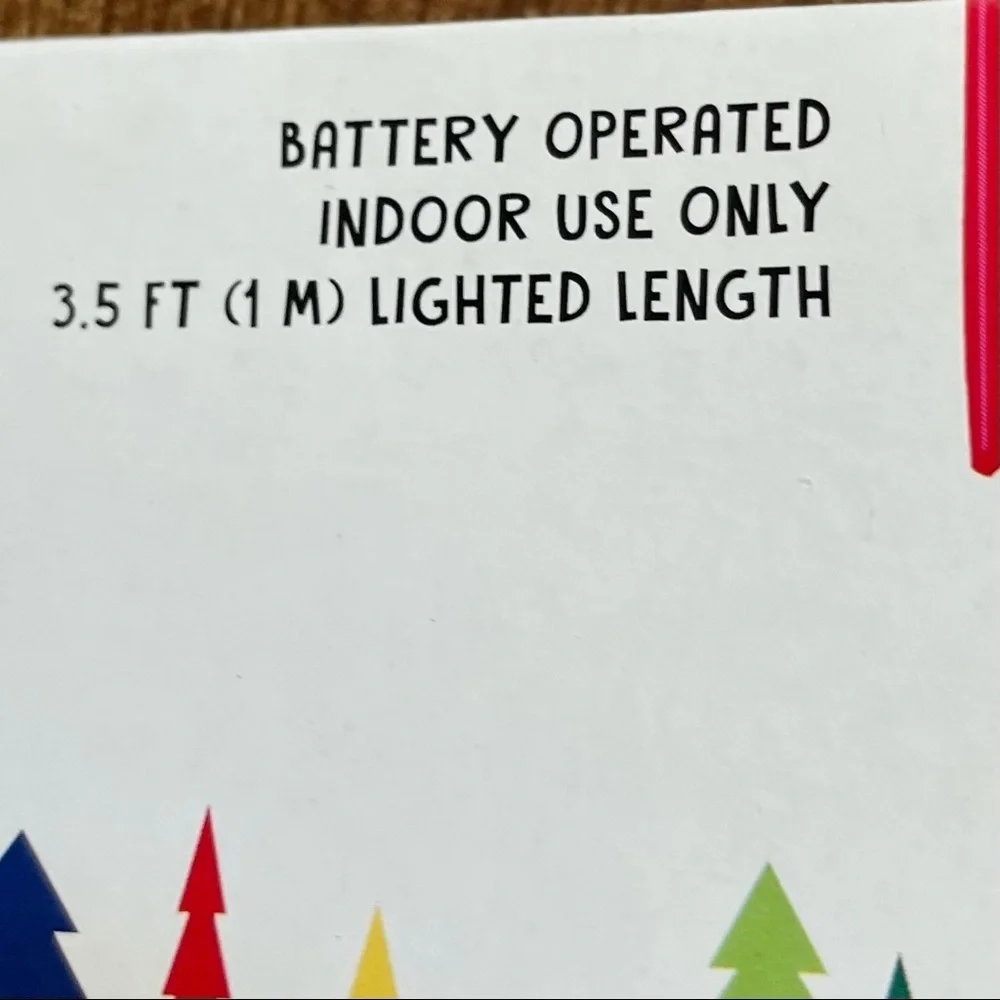 3  NWT sets of target snow  Christmas tree LED  lights pink red green bl…
