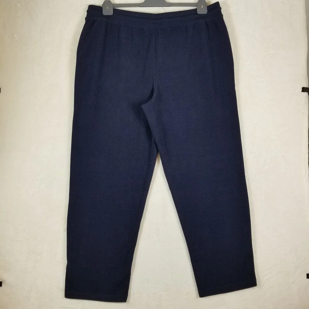 Eddie Bauer Lounge Pants Men XXL Navy Blue Textured Drawstring  NEW