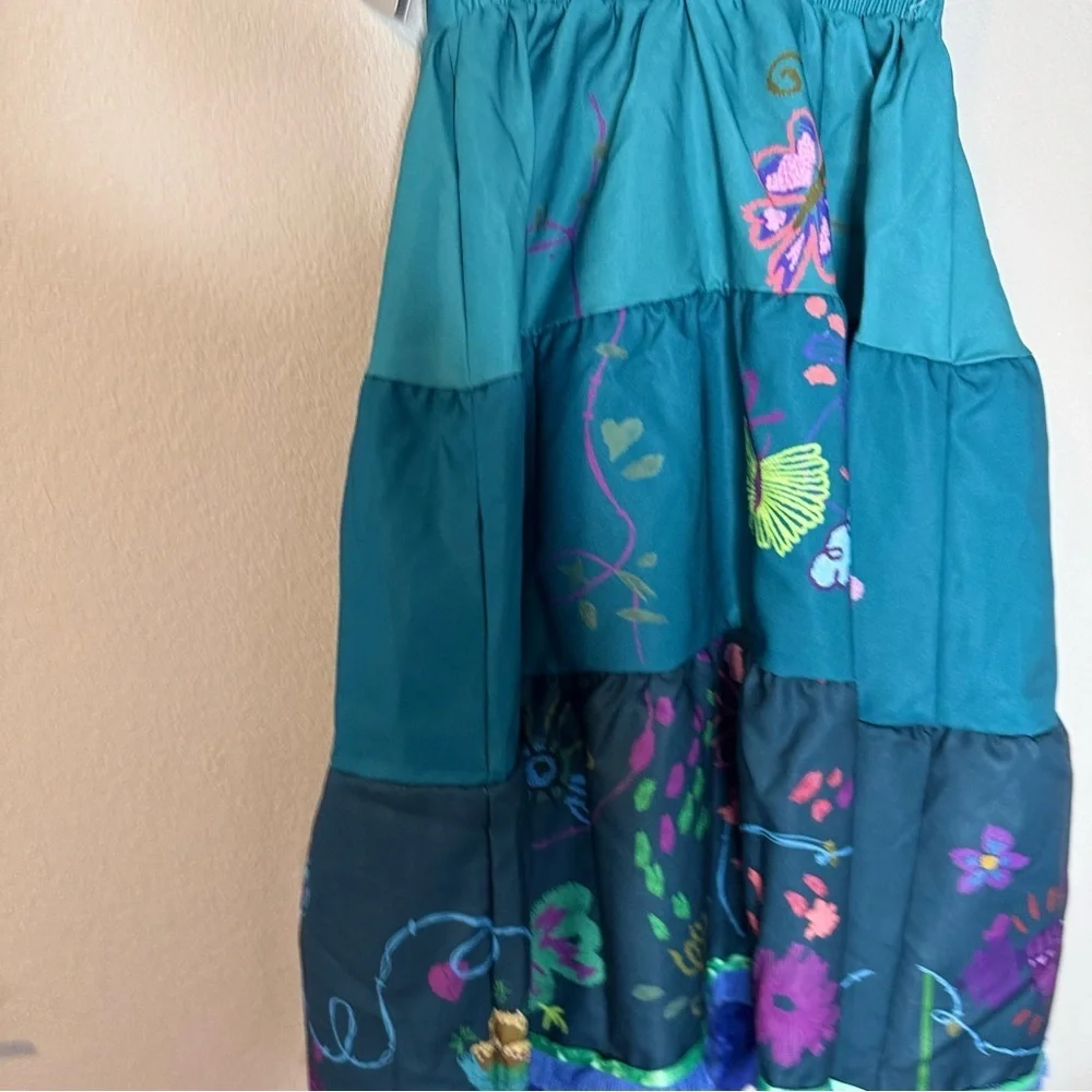 New Disney Parks Authentic Encanto Mirable Costume Dress Kids 9/10