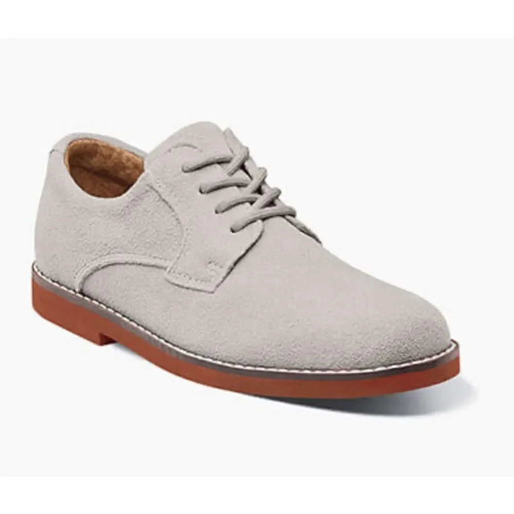 Florsheim Kearney Jr. Uniform Oxford Dress Shoes, Youth 6 Suede Leather Oatmeal