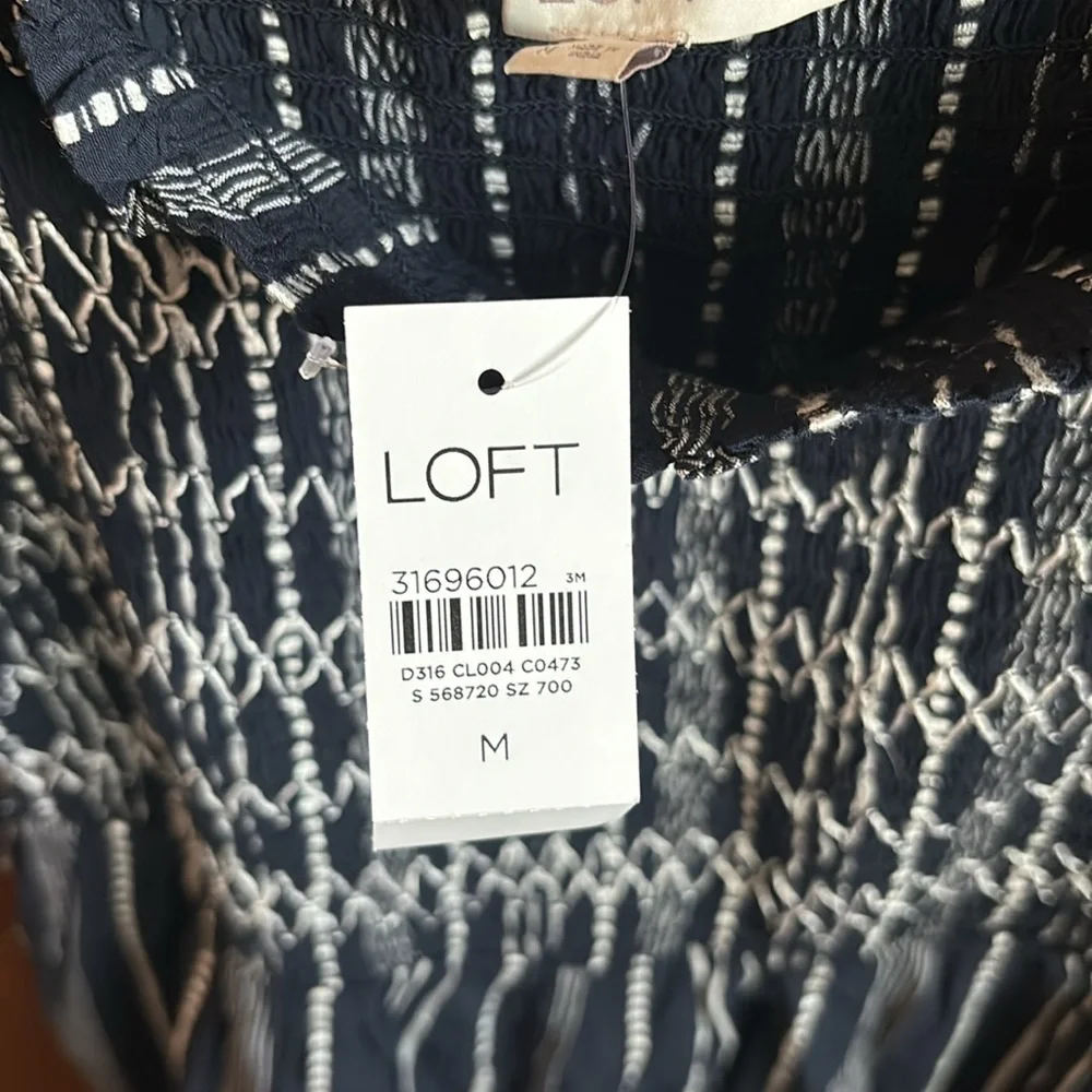LOFT smocked strappy