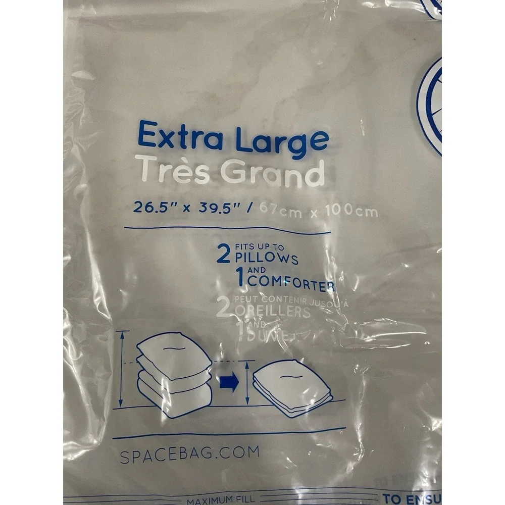 Ziploc three size suitcase