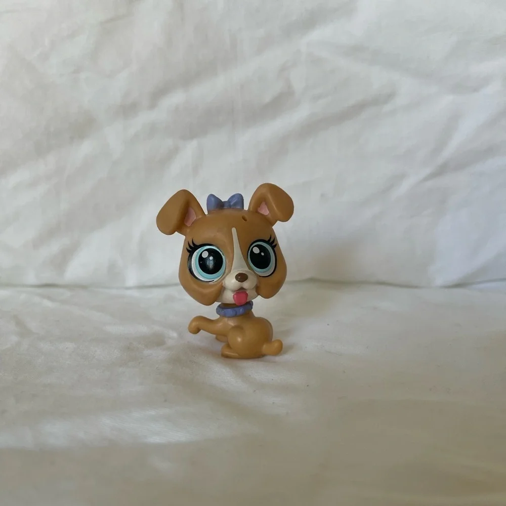 Littlest Pet Shop - SYDNEY WAGGERBY BOXER DOG #4007 - Authentic