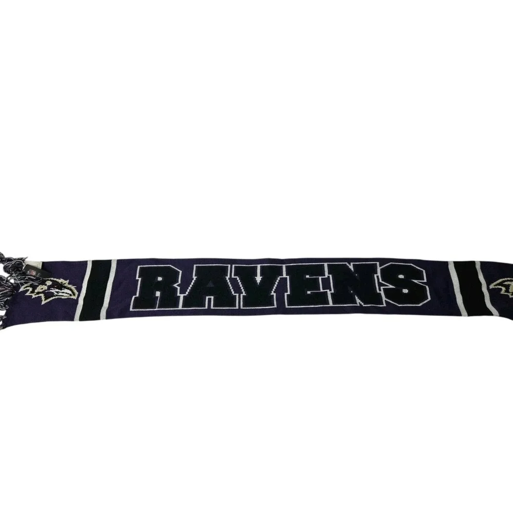 NFL‎ Baltimore Ravens '47 Brand Knit Scarf - NWT Purple/Black