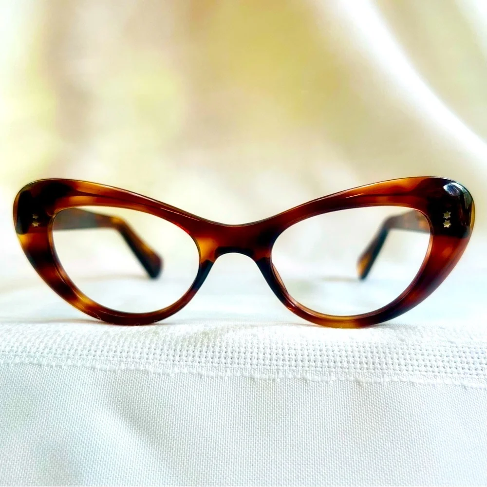 Cat Eye Tortoise Frames France Frame (Swank) “B & B” VTG ‘60’s LIKE NEW 💥SALE💥
